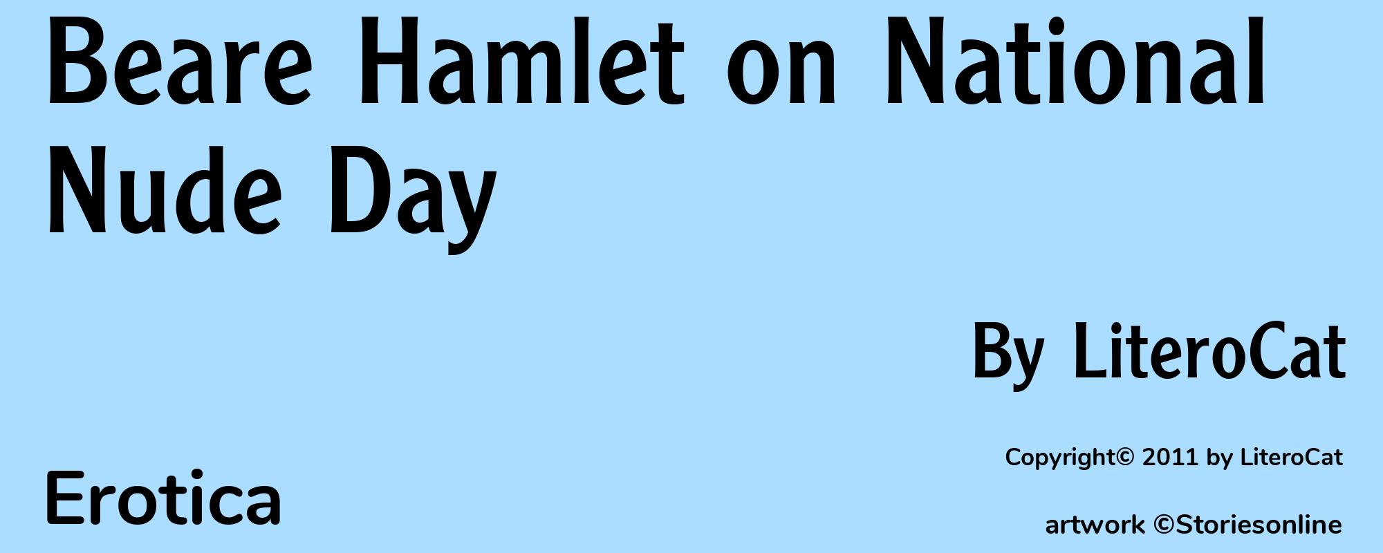 Beare Hamlet on National Nude Day - Cover