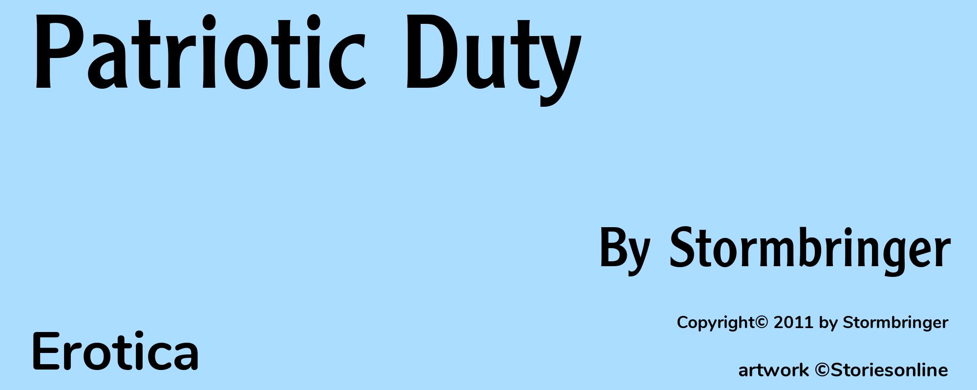 Patriotic Duty - Cover