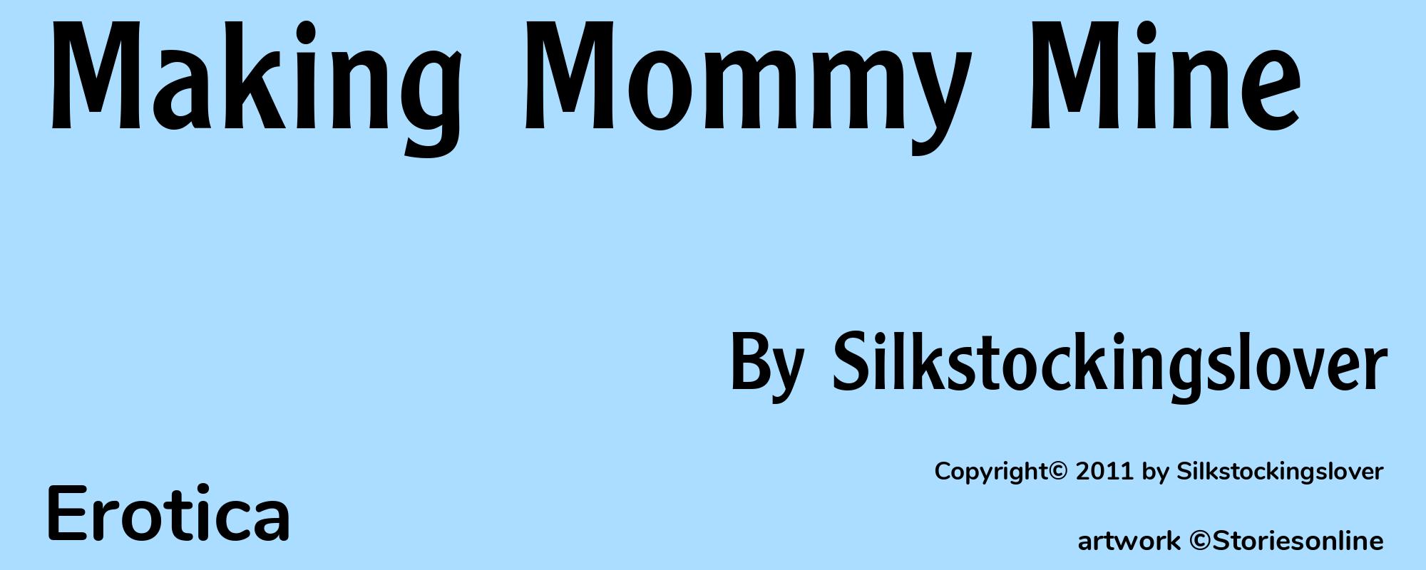 Making Mommy Mine - Cover