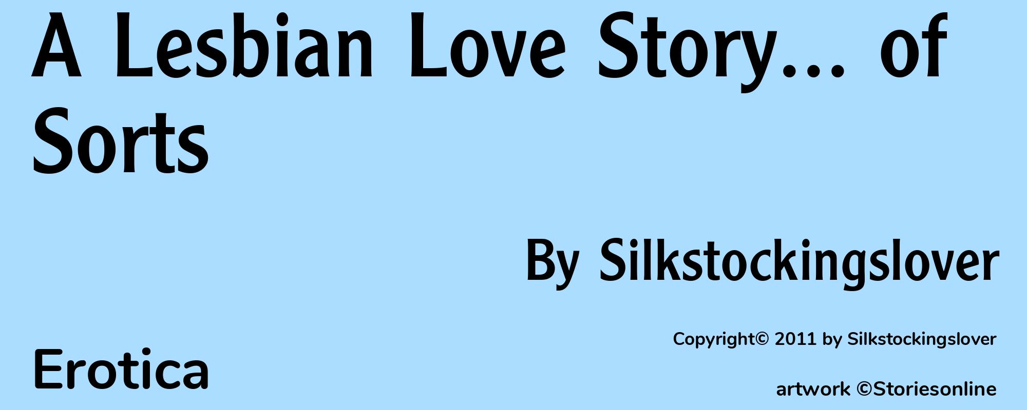 A Lesbian Love Story... of Sorts - Cover