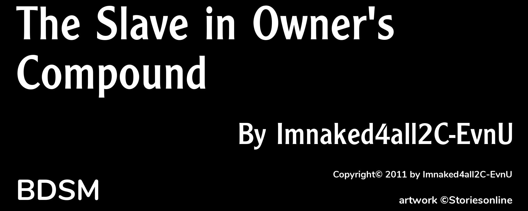 The Slave in Owner's Compound - Cover
