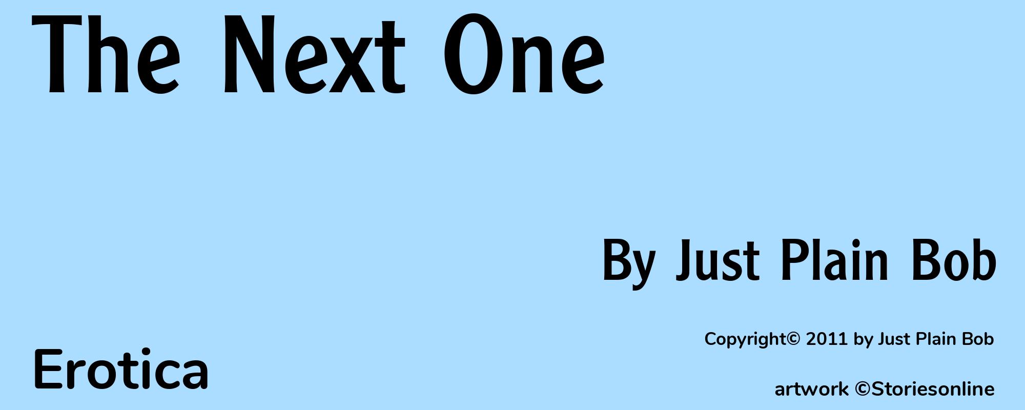 The Next One  - Cover