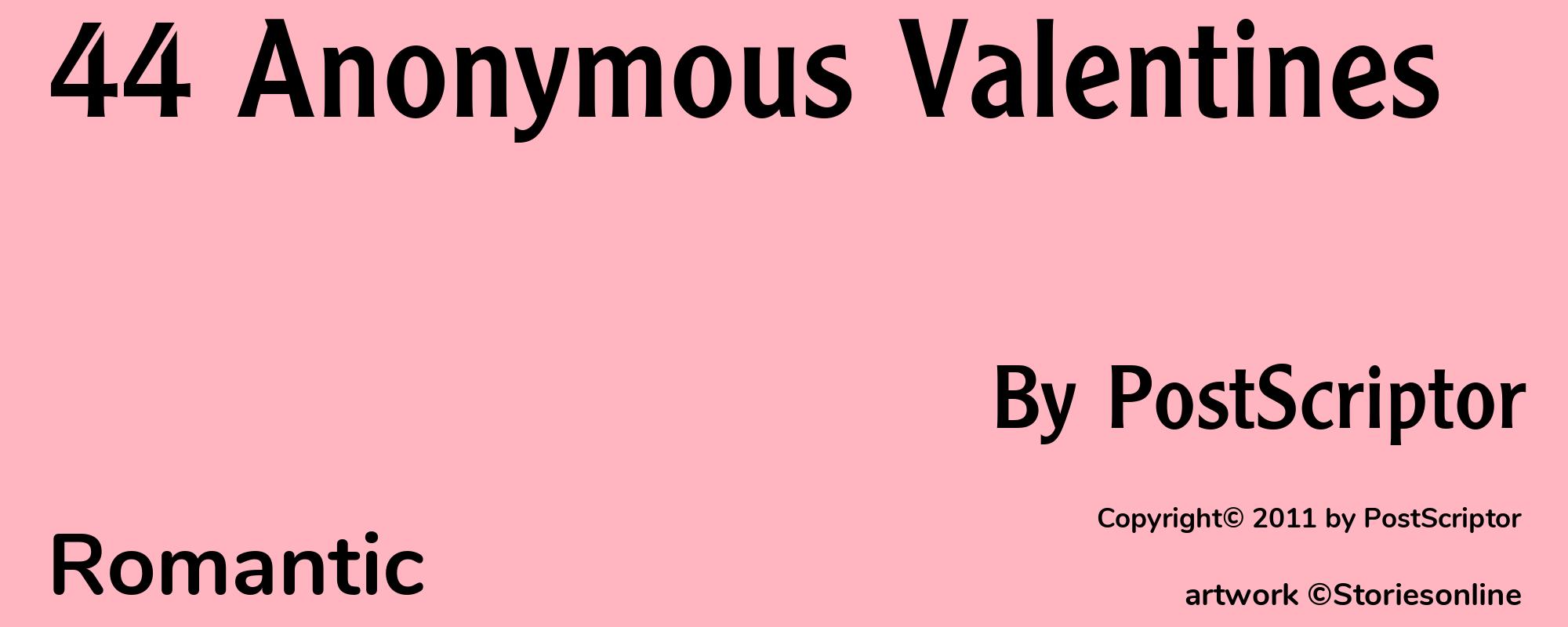 44 Anonymous Valentines - Cover