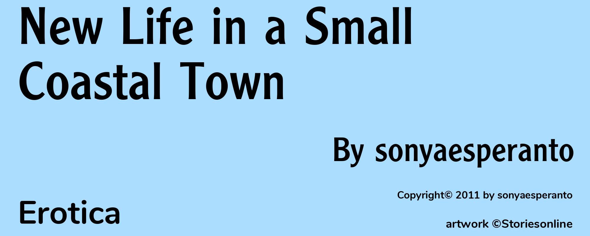 New Life in a Small Coastal Town - Cover