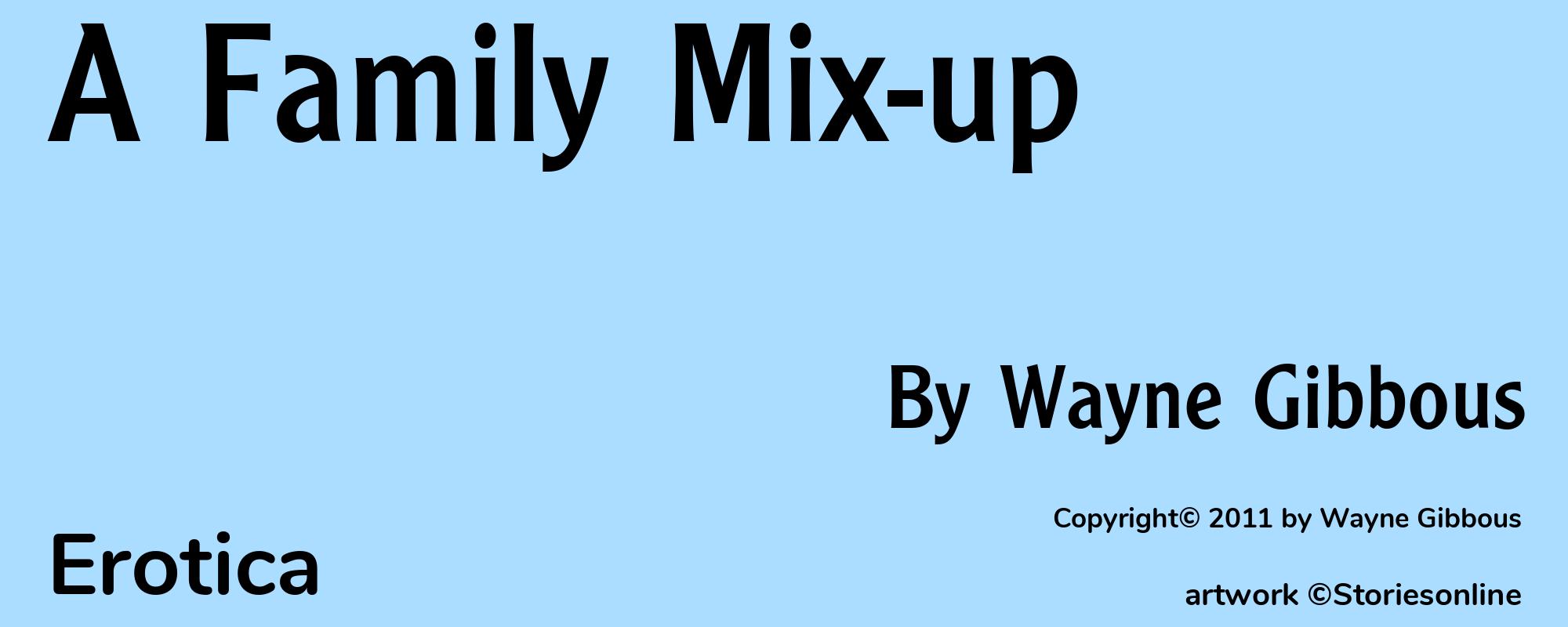 A Family Mix-up - Cover