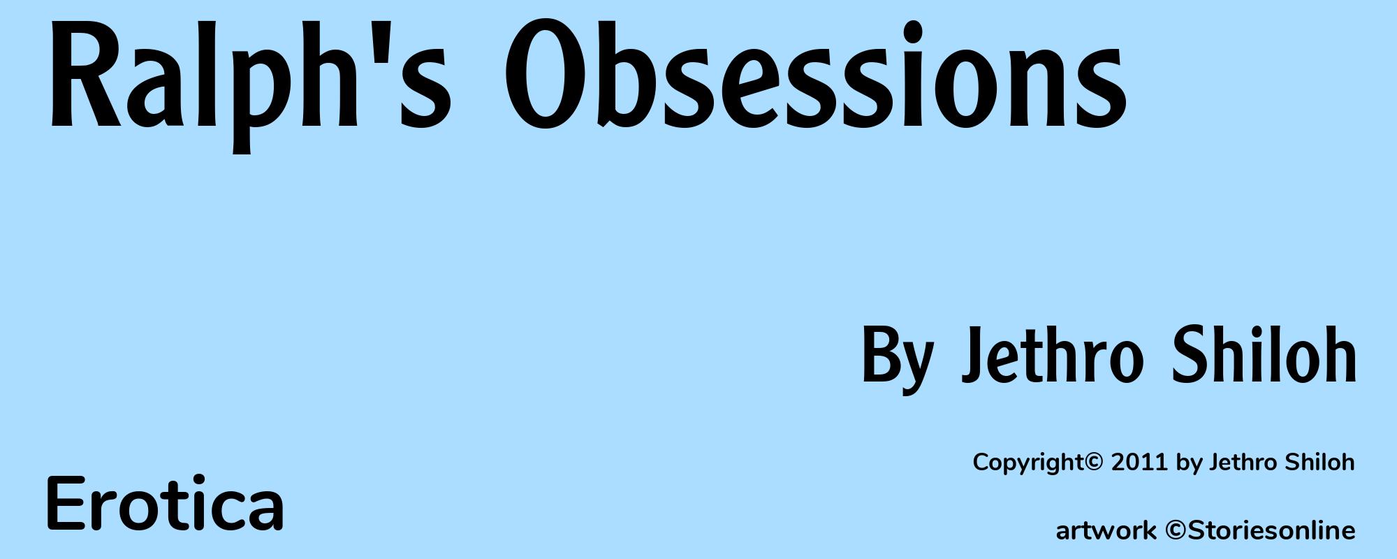 Ralph's Obsessions - Cover