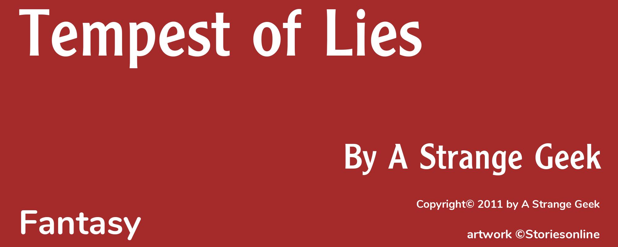 Tempest of Lies - Cover