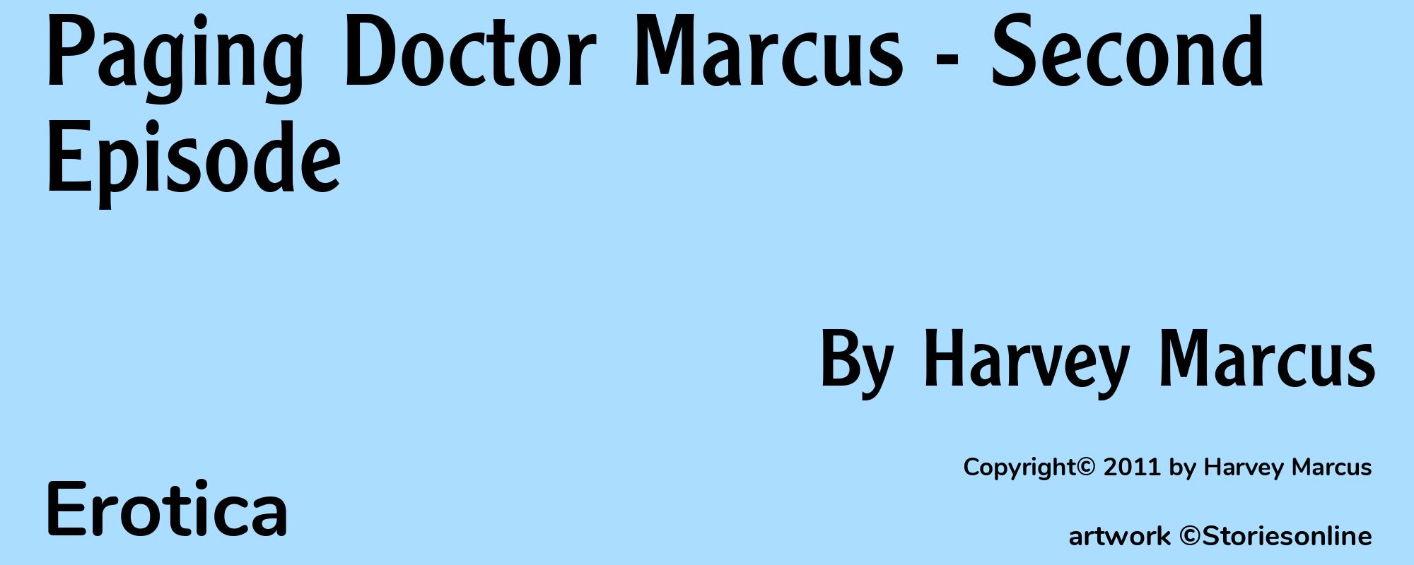 Paging Doctor Marcus - Second Episode - Cover