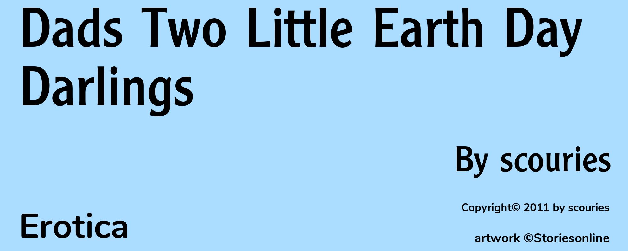 Dads Two Little Earth Day Darlings - Cover