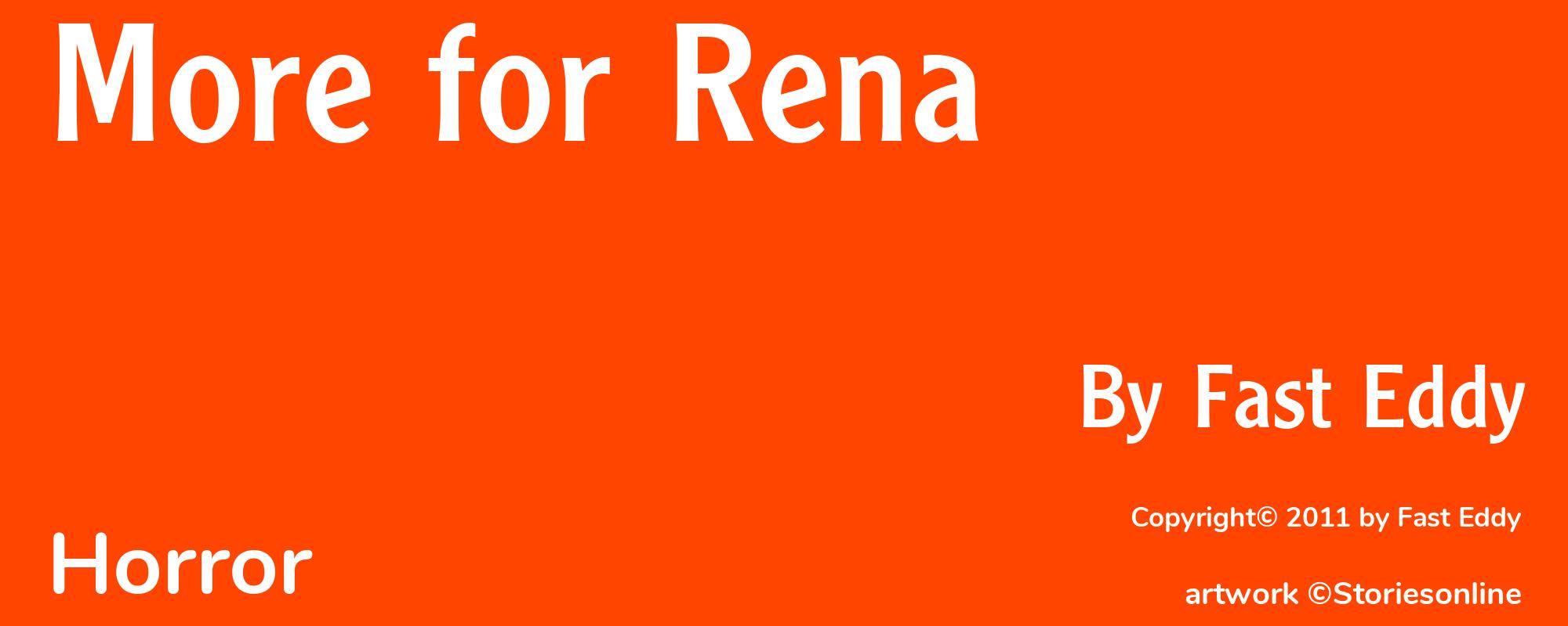 More for Rena - Cover