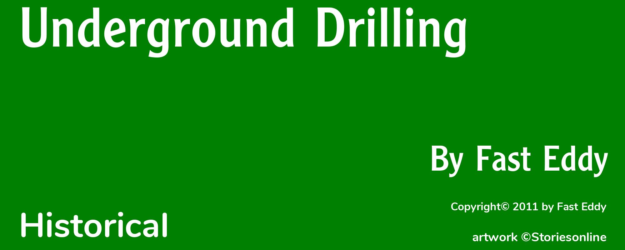Underground Drilling - Cover