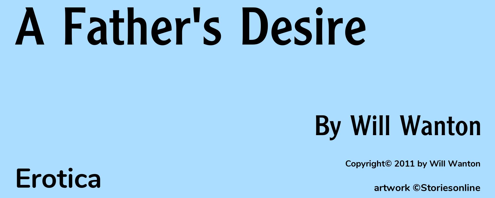 A Father's Desire - Cover