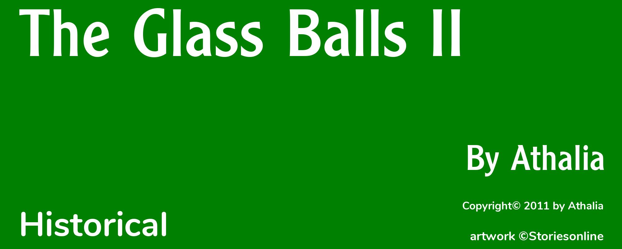 The Glass Balls II - Cover