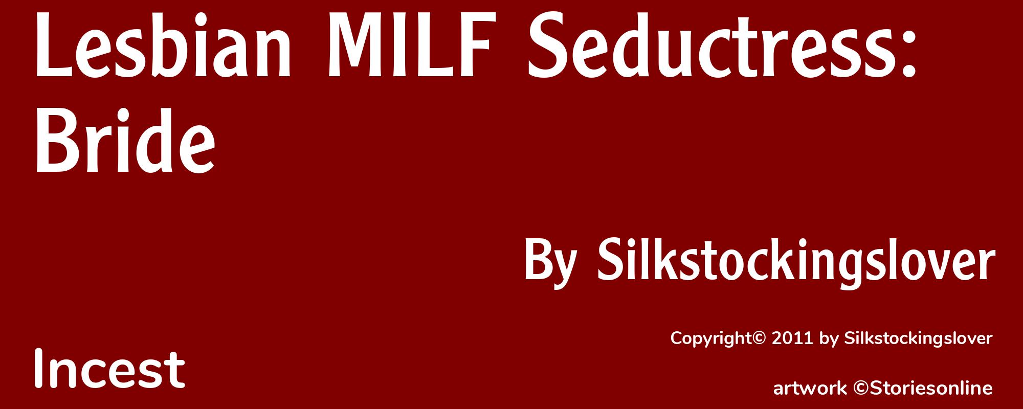 Lesbian MILF Seductress: Bride - Cover