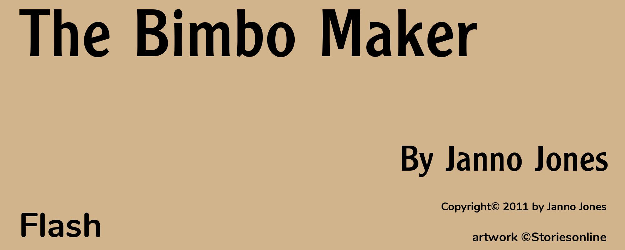 The Bimbo Maker - Cover