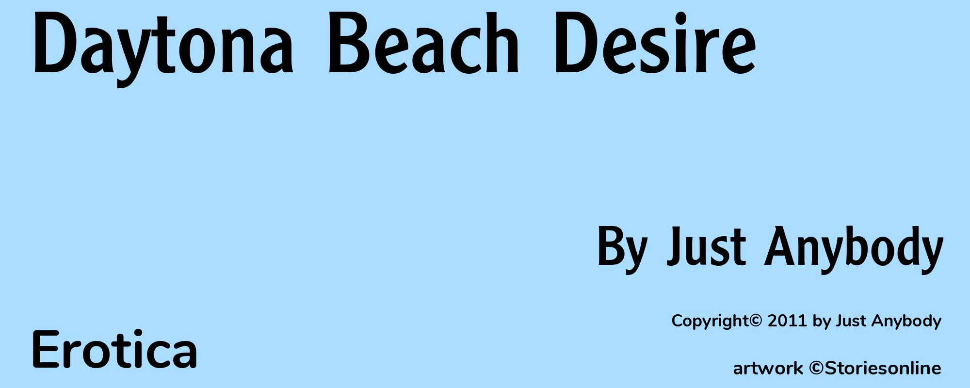 Daytona Beach Desire - Cover
