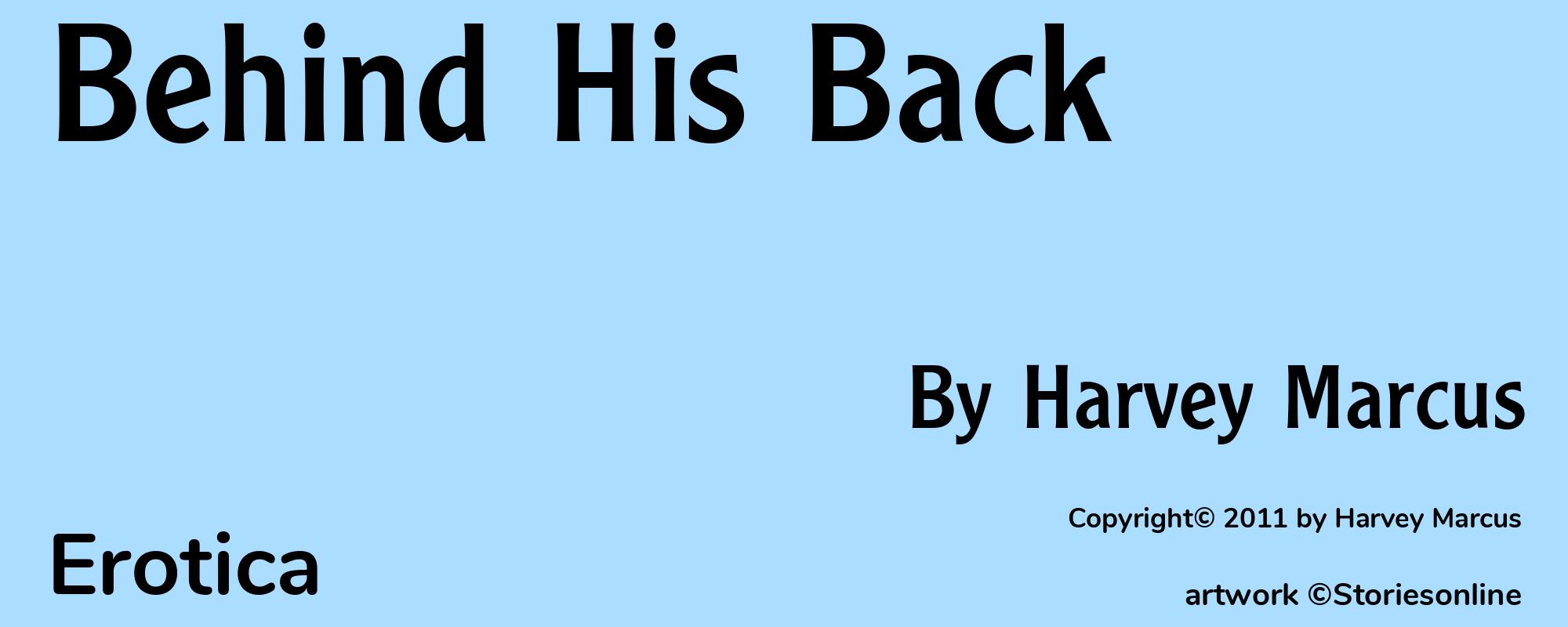Behind His Back - Cover