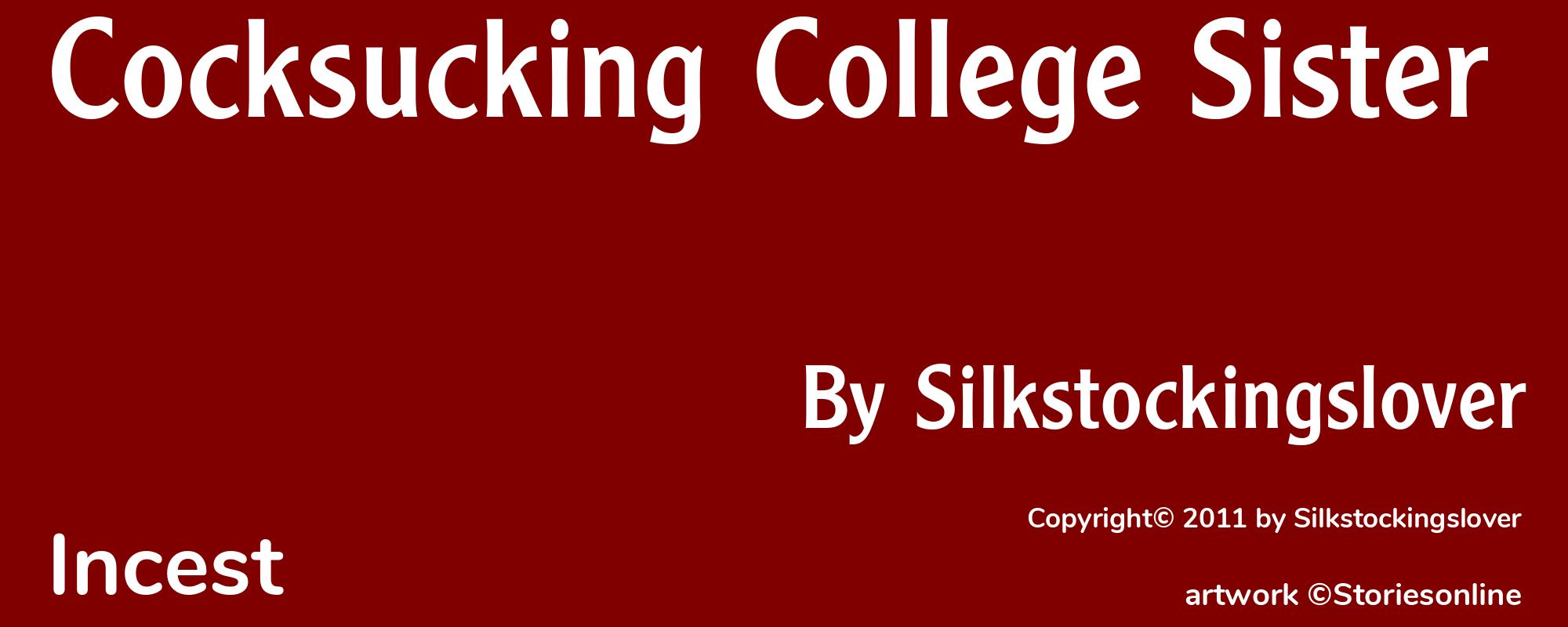 Cocksucking College Sister - Cover