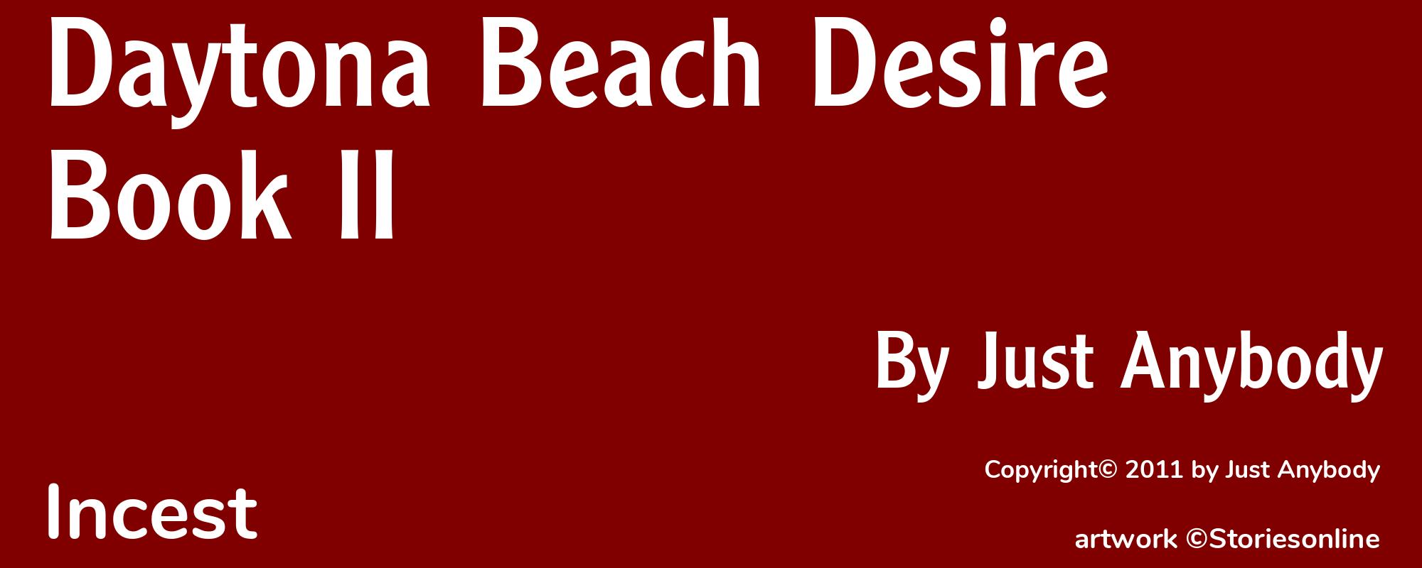 Daytona Beach Desire Book II - Cover