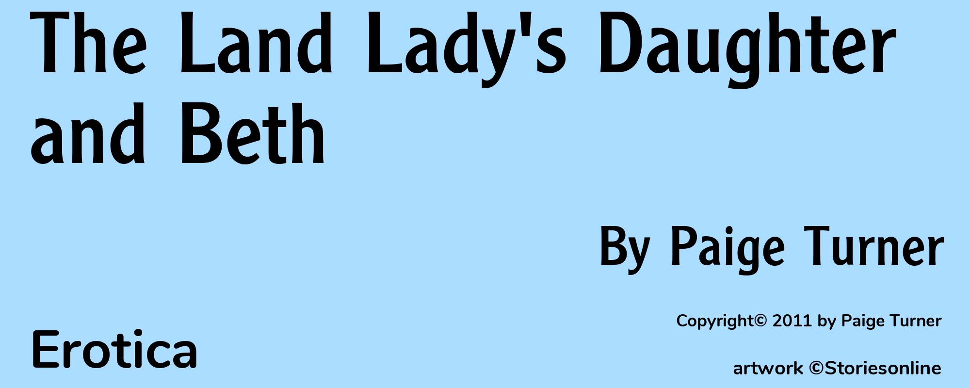 The Land Lady's Daughter and Beth - Cover