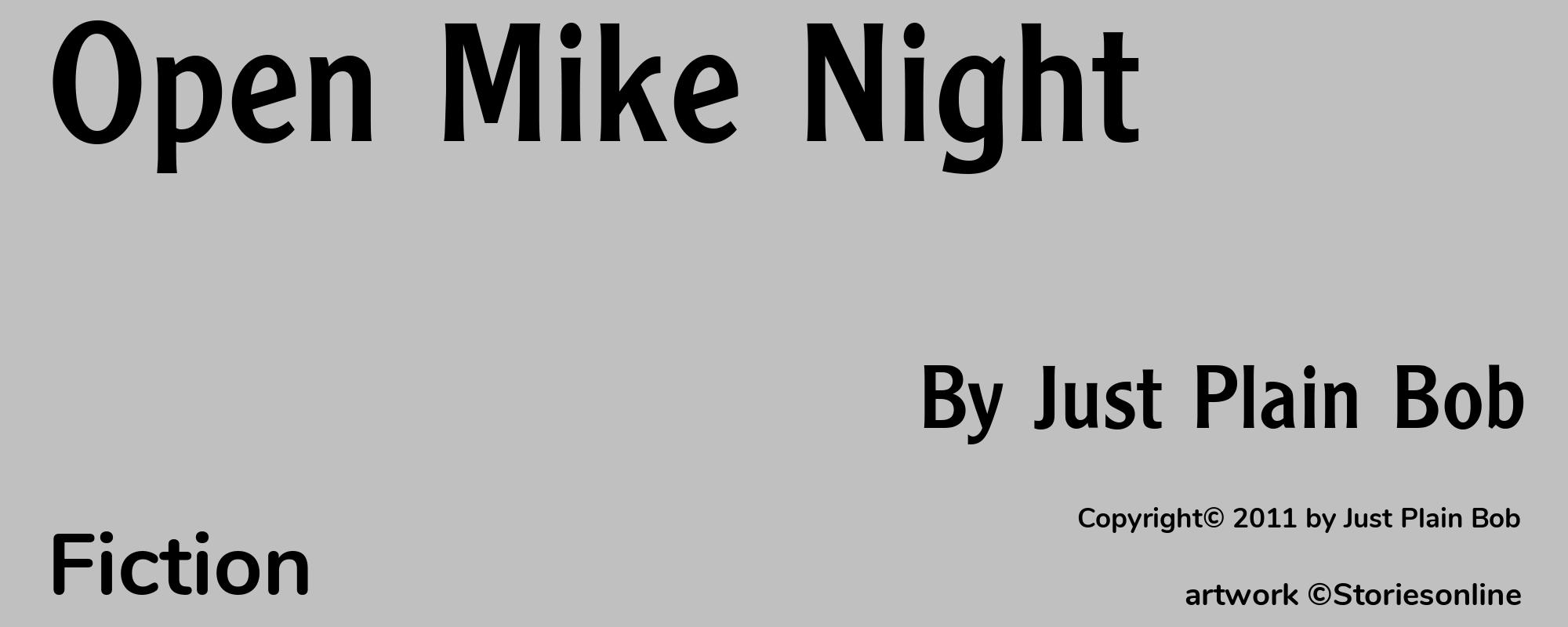 Open Mike Night - Cover