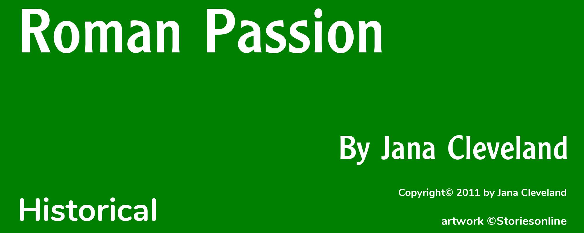 Roman Passion - Cover