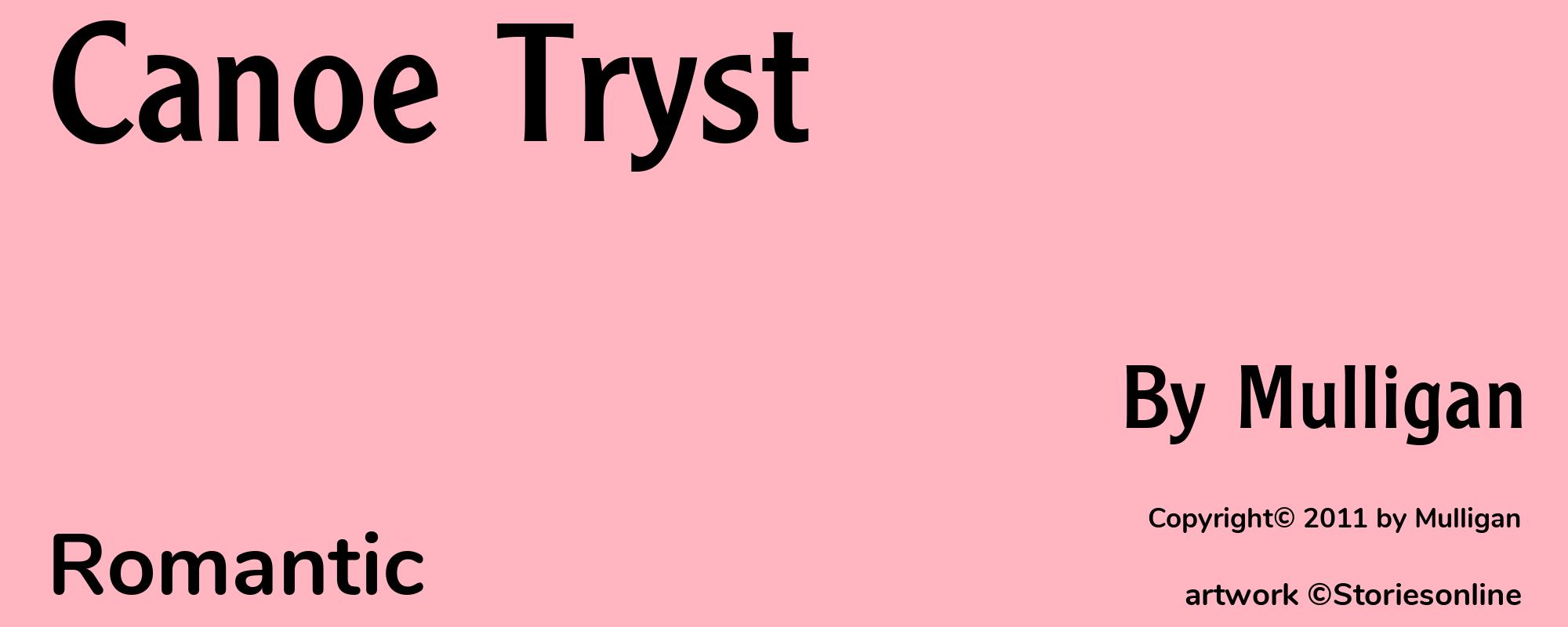 Canoe Tryst - Cover