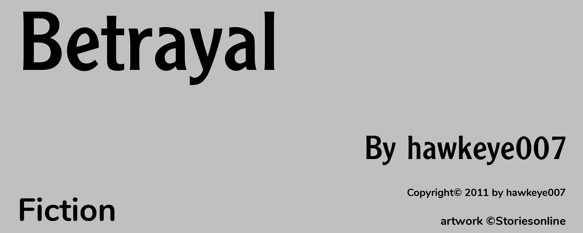 Betrayal - Cover