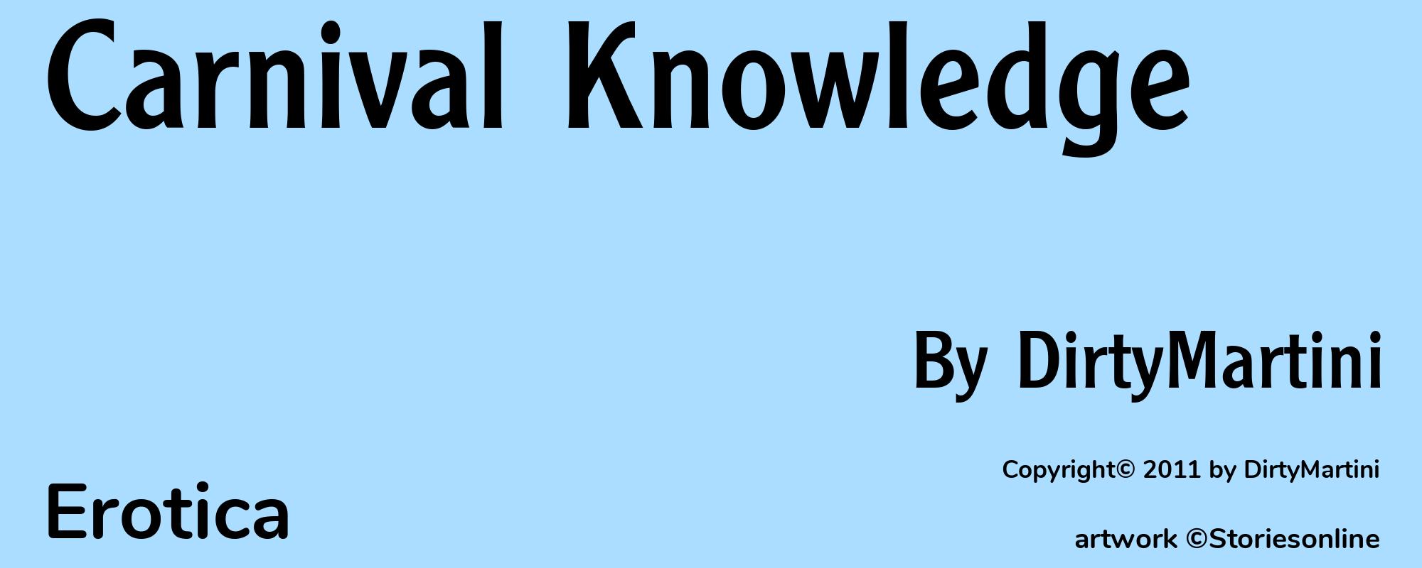 Carnival Knowledge - Cover