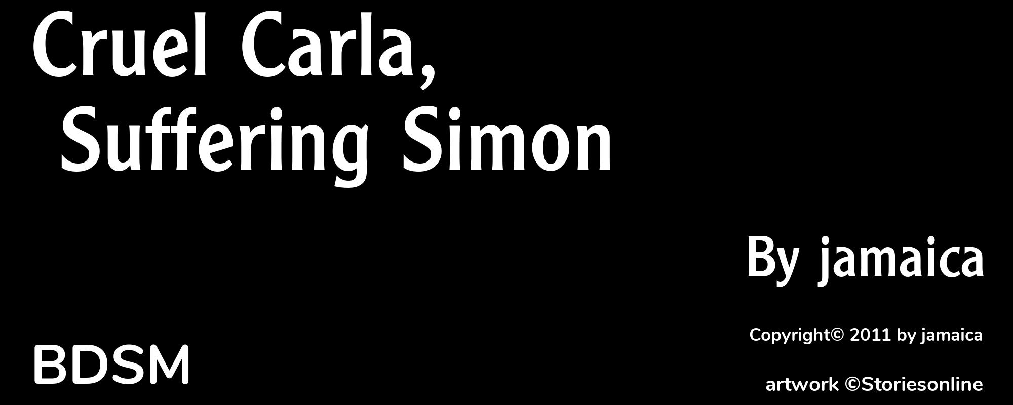 Cruel Carla, Suffering Simon - Cover