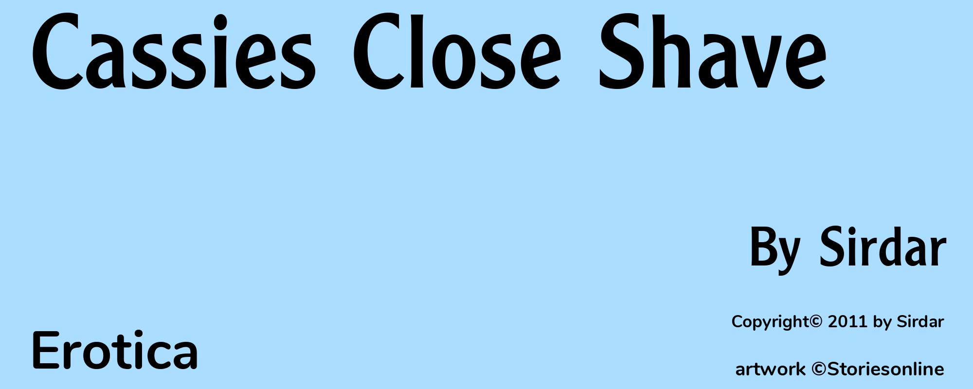 Cassies Close Shave - Cover