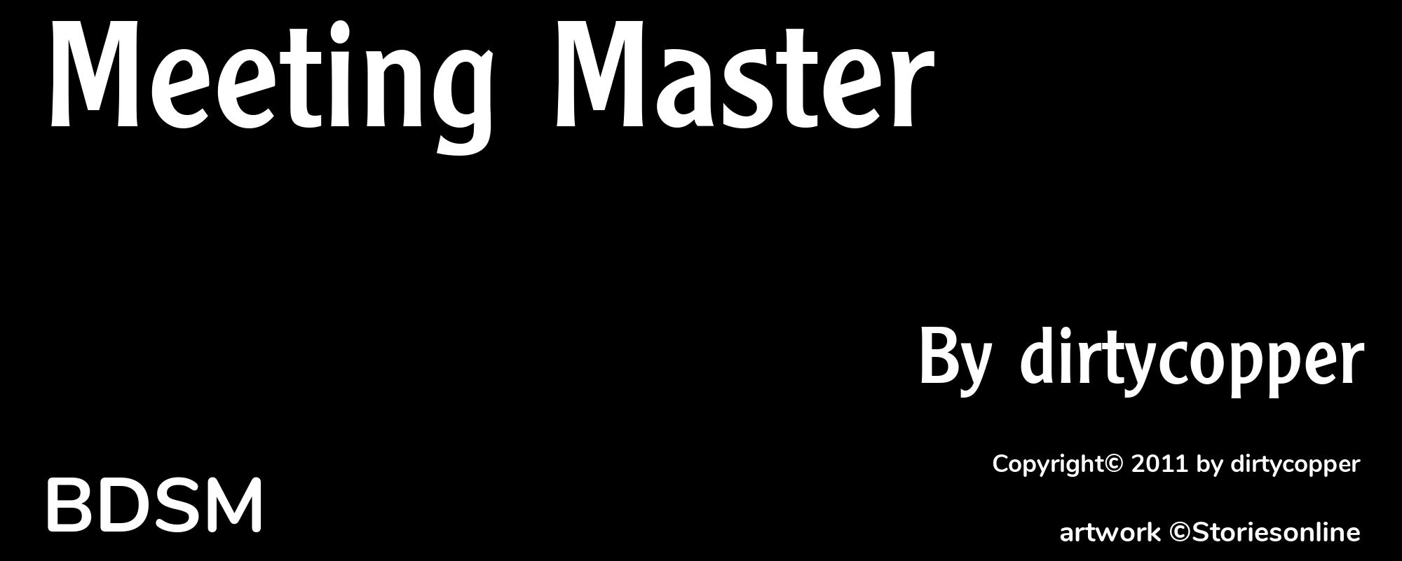 Meeting Master - Cover