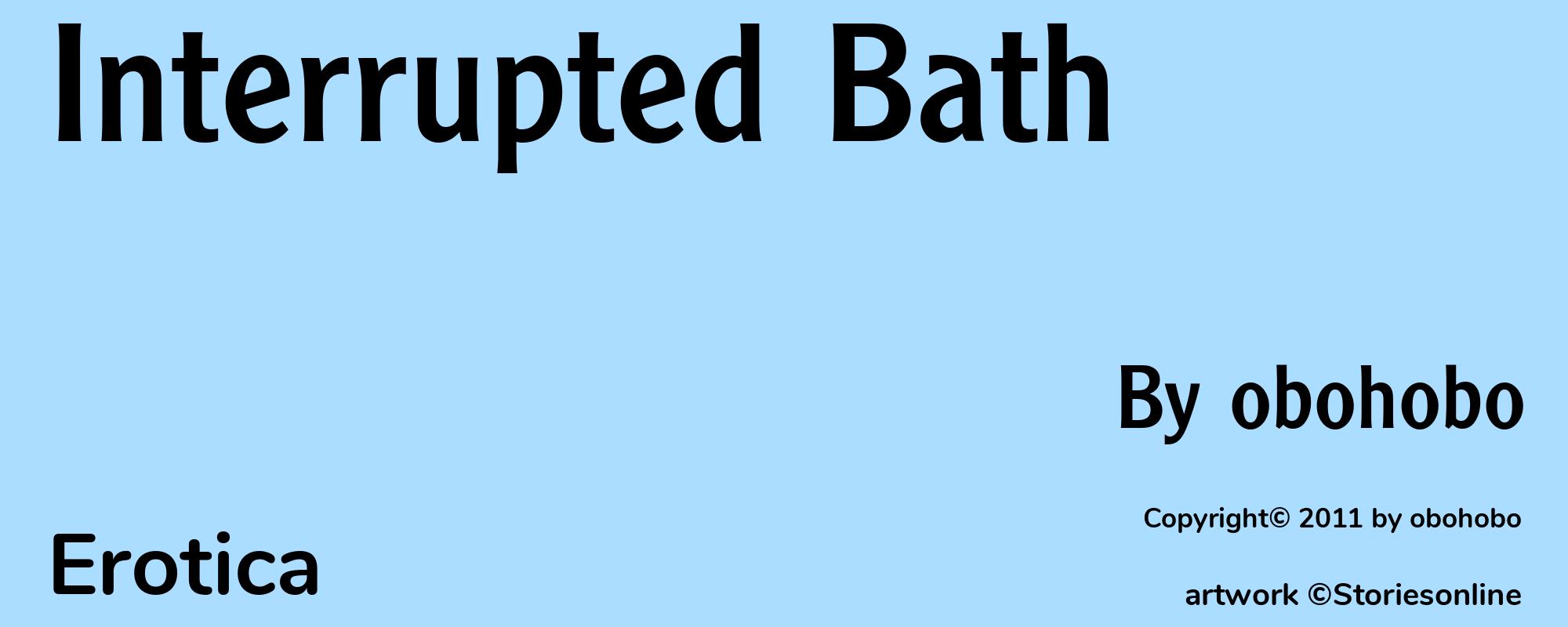 Interrupted Bath - Cover