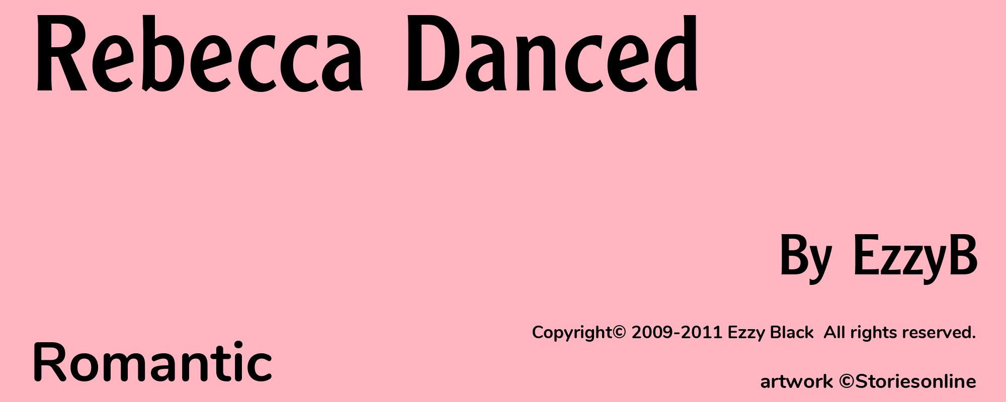 Rebecca Danced - Cover
