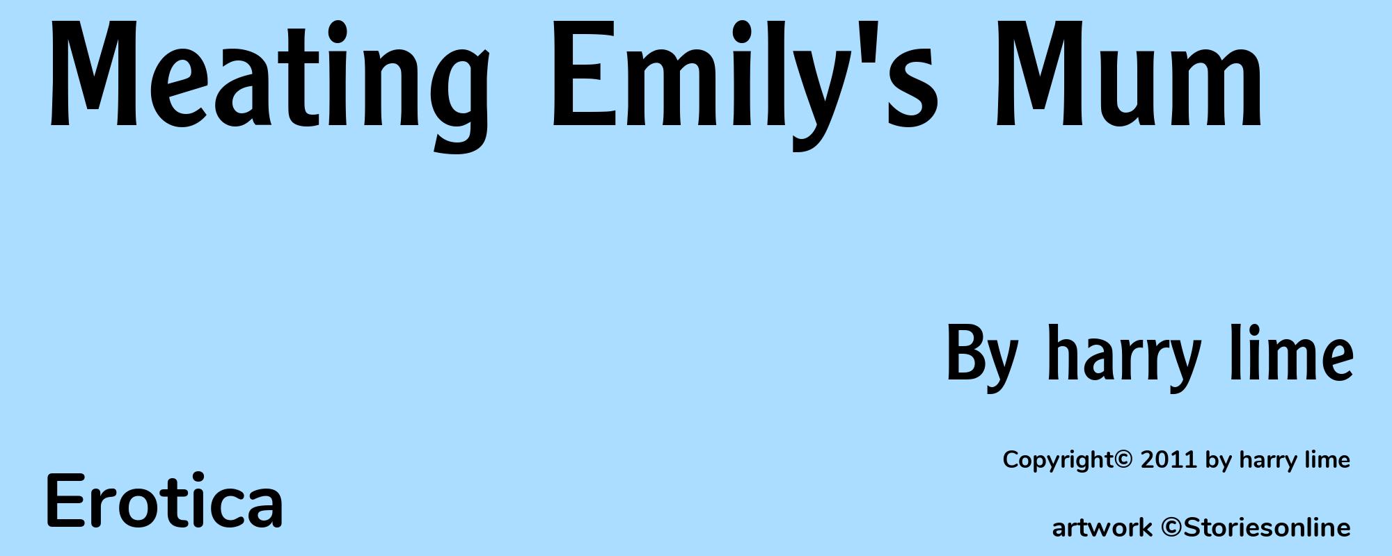 Meating Emily's Mum - Cover