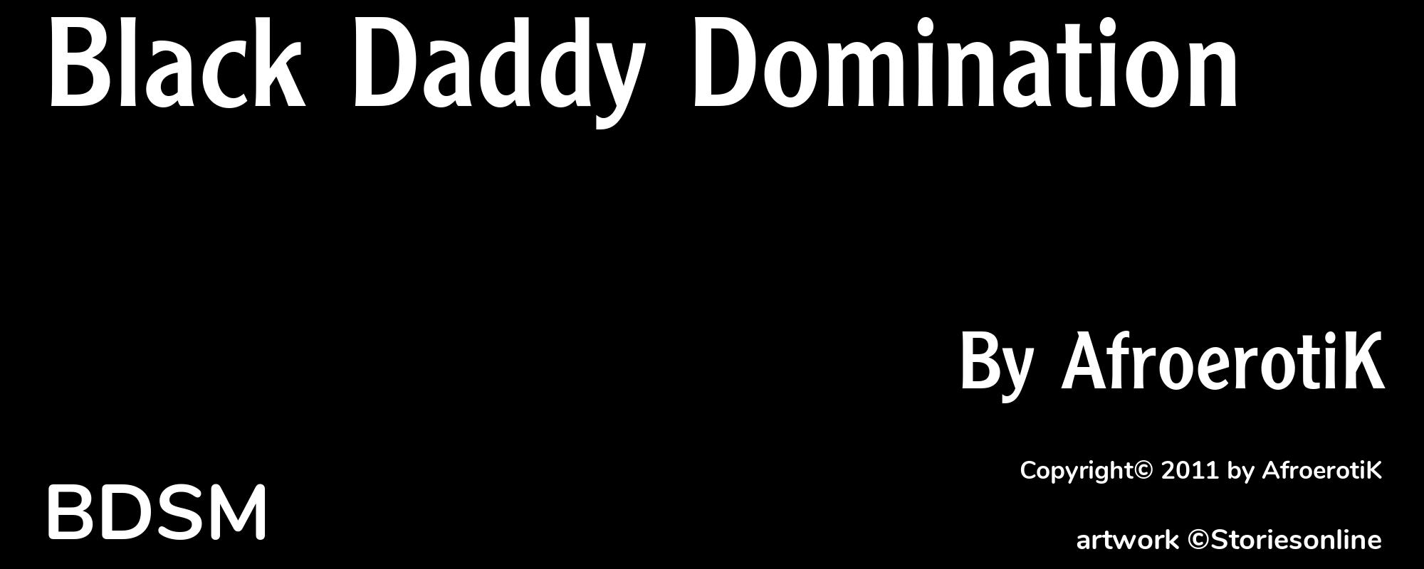 Black Daddy Domination - Cover