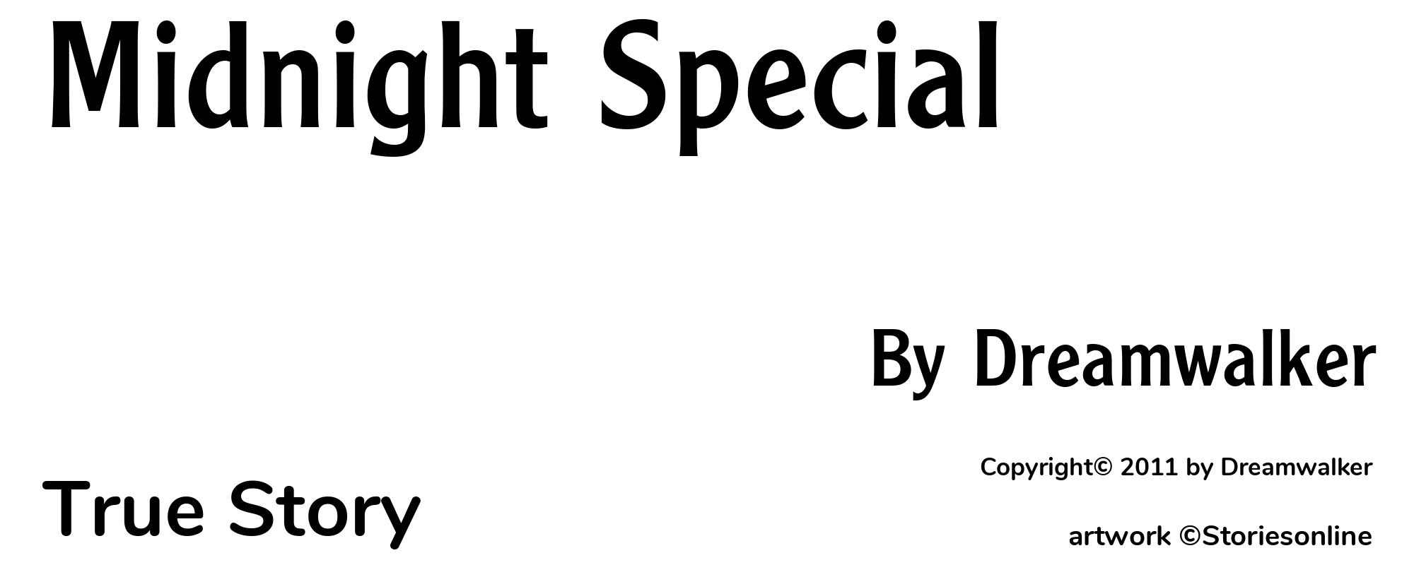 Midnight Special - Cover
