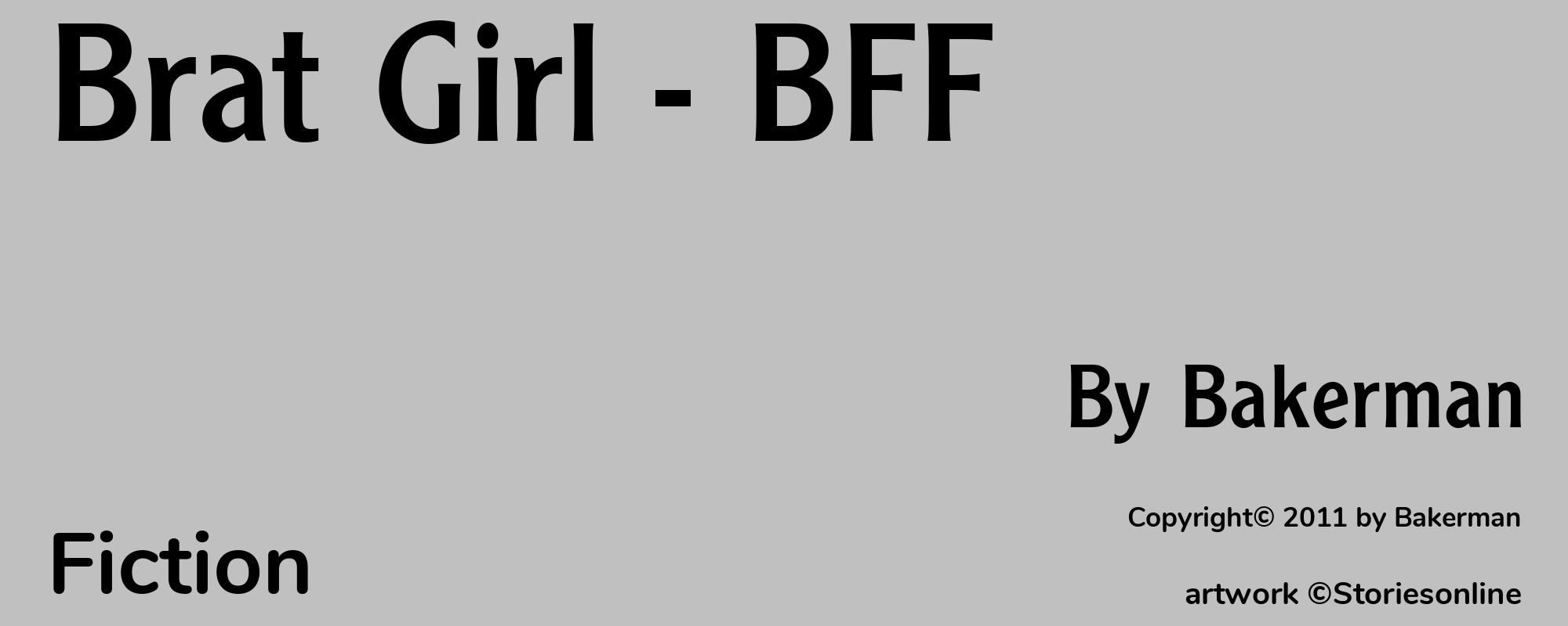 Brat Girl - BFF - Cover