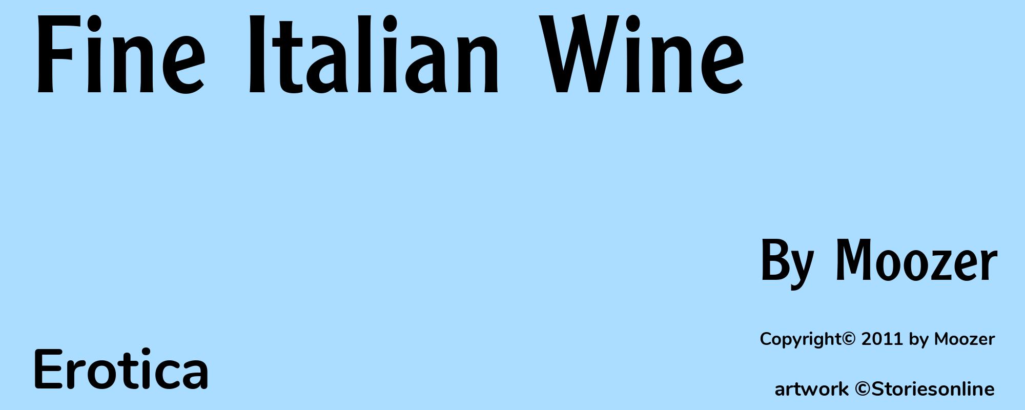 Fine Italian Wine - Cover