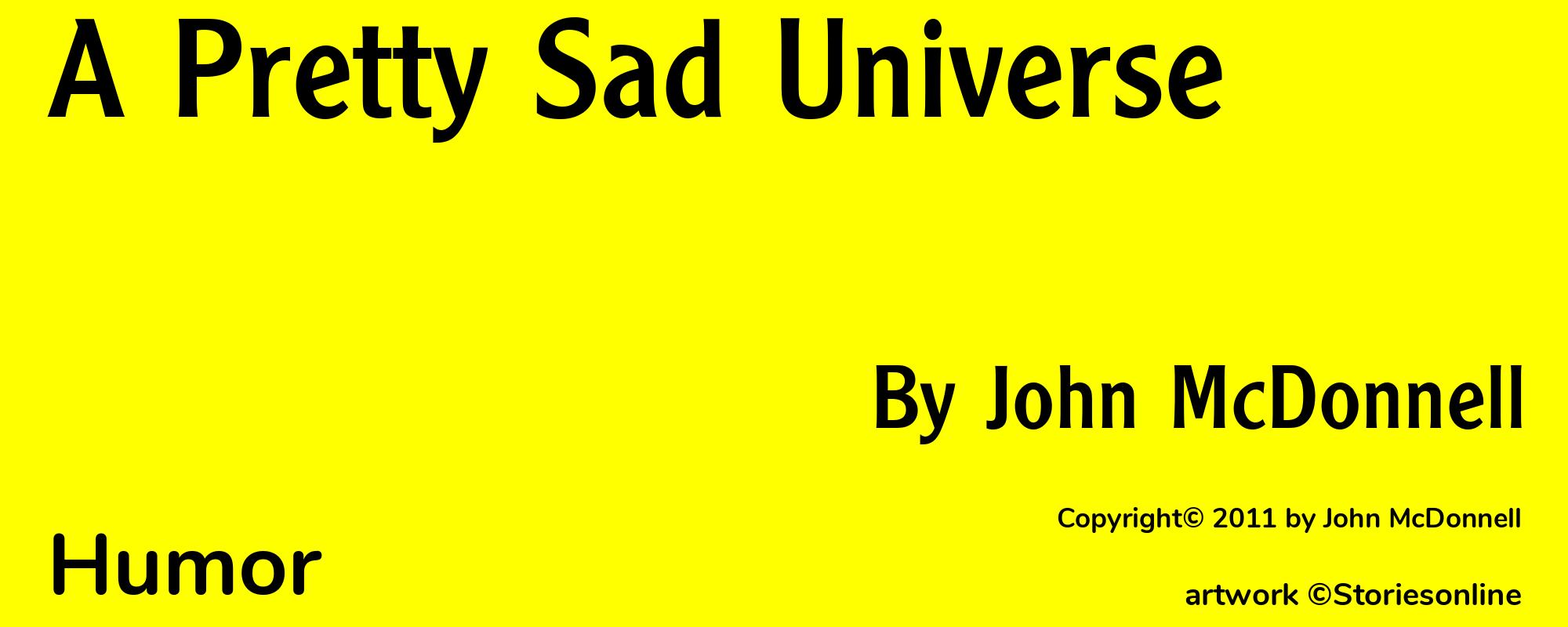 A Pretty Sad Universe - Cover