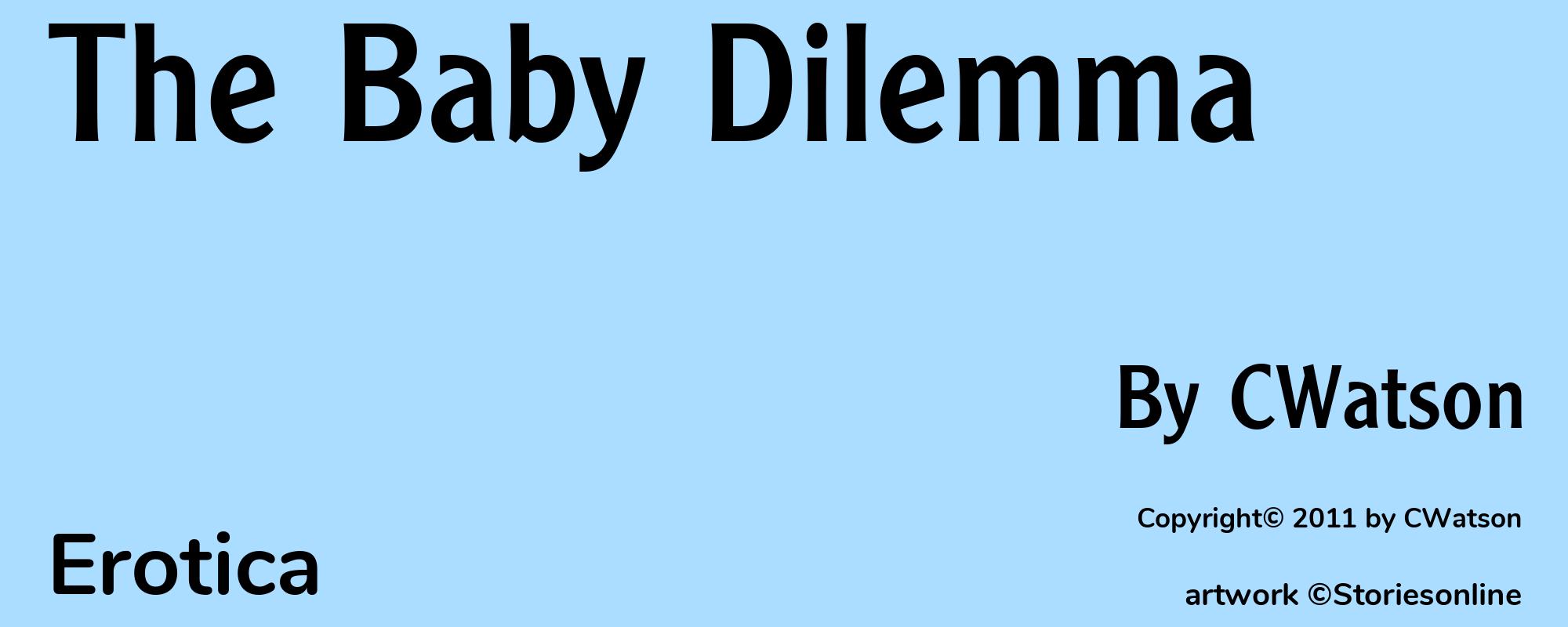 The Baby Dilemma - Cover