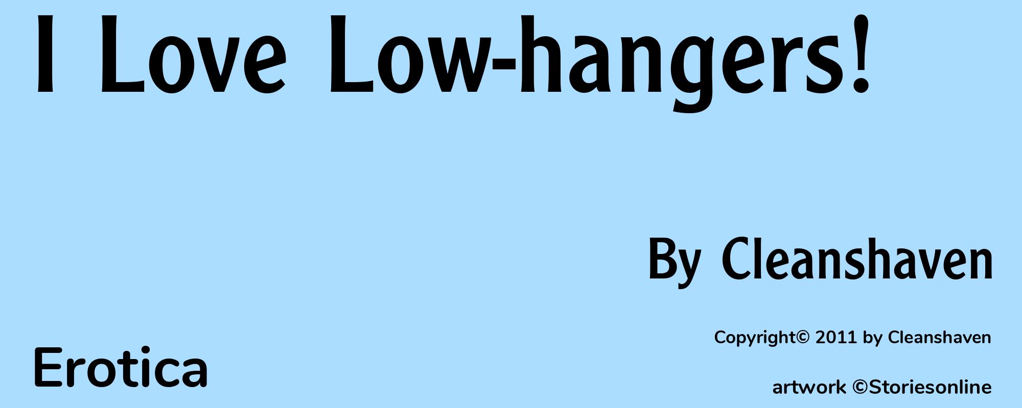 I Love Low-hangers! - Cover