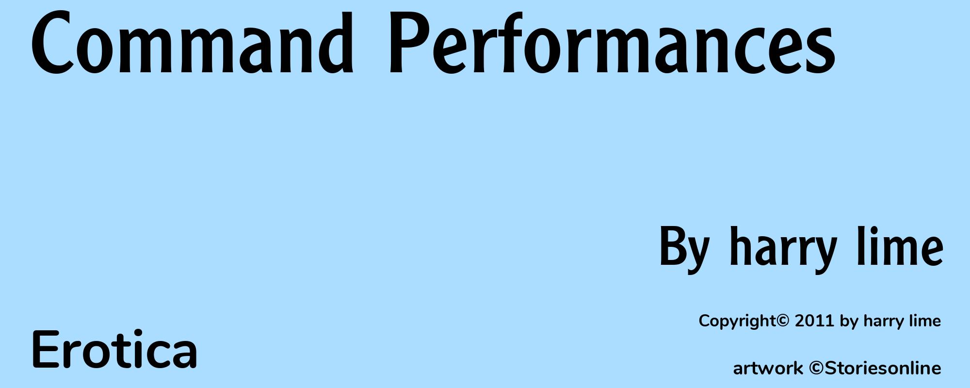 Command Performances - Cover