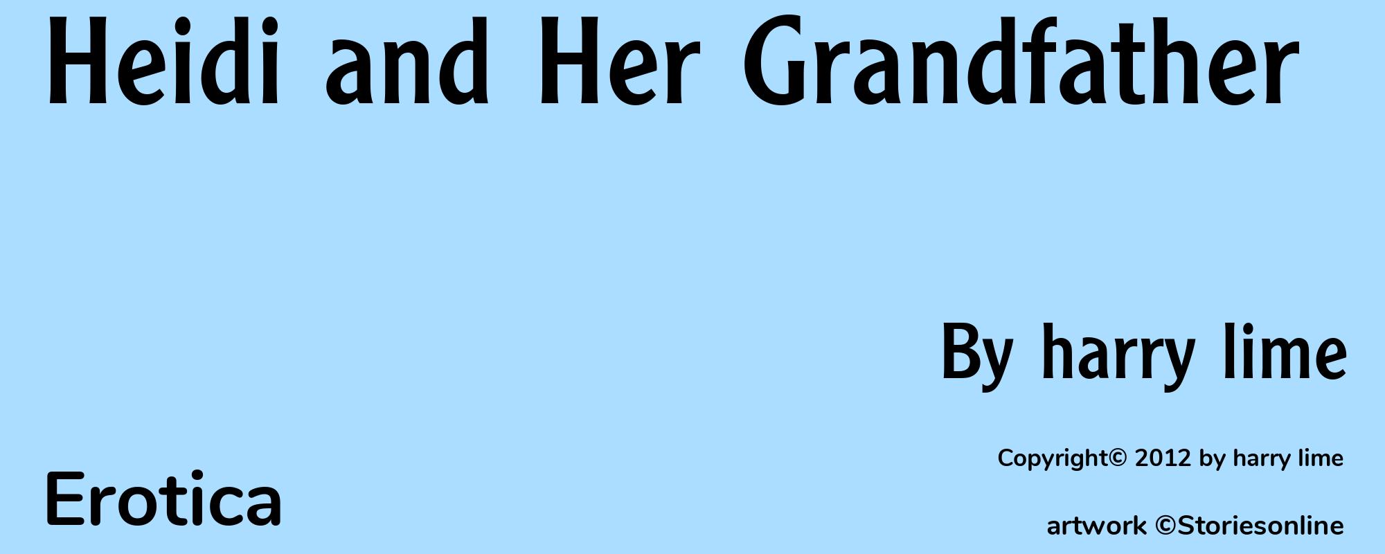 Heidi and Her Grandfather - Cover