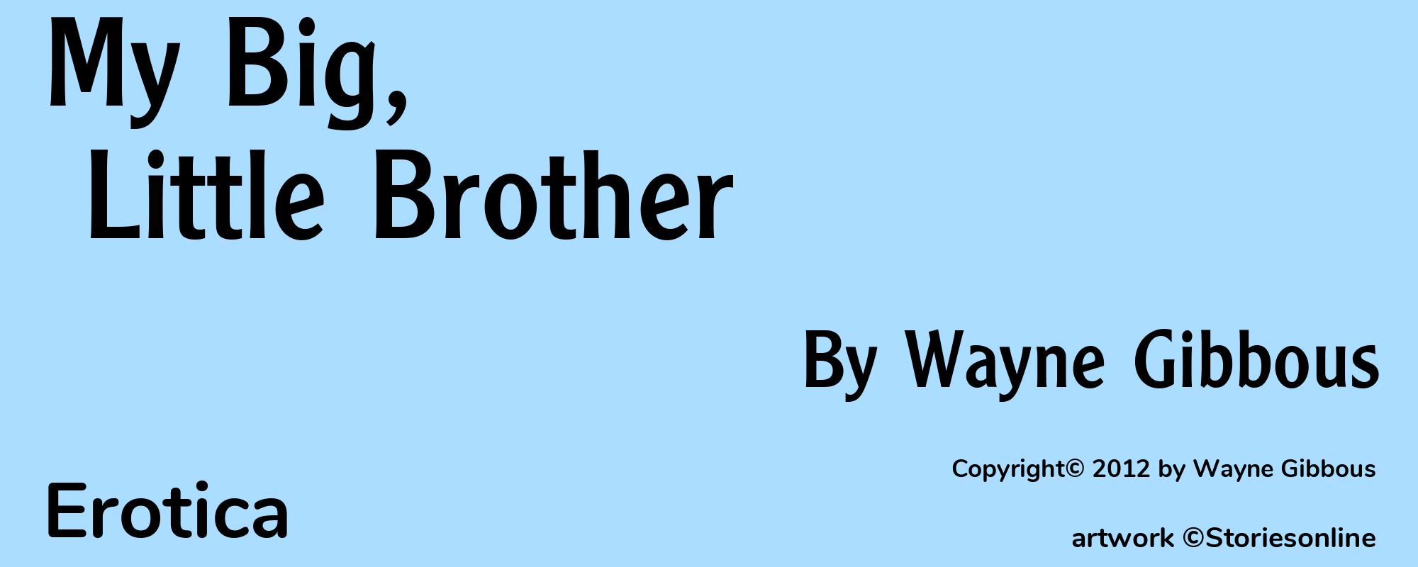 My Big, Little Brother - Cover