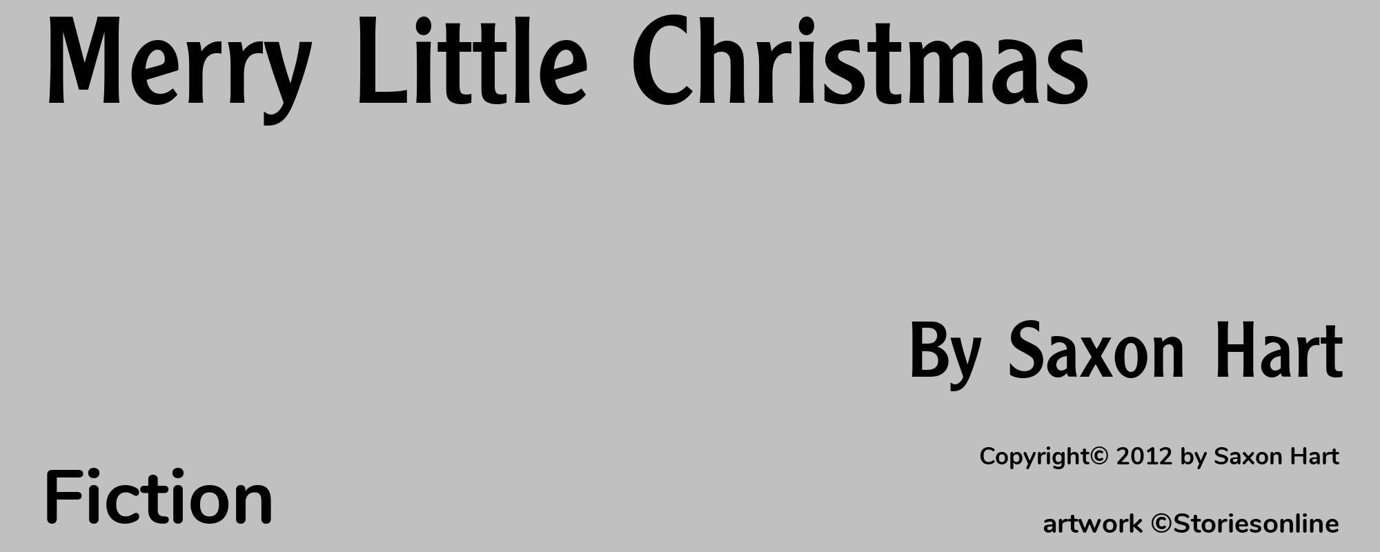 Merry Little Christmas - Cover