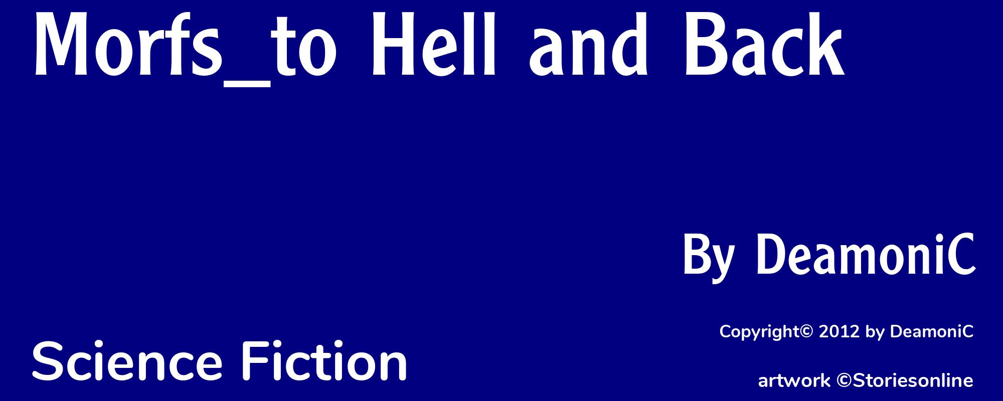Morfs_to Hell and Back - Cover