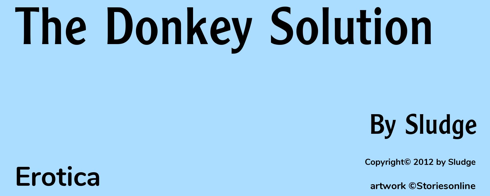 The Donkey Solution - Cover