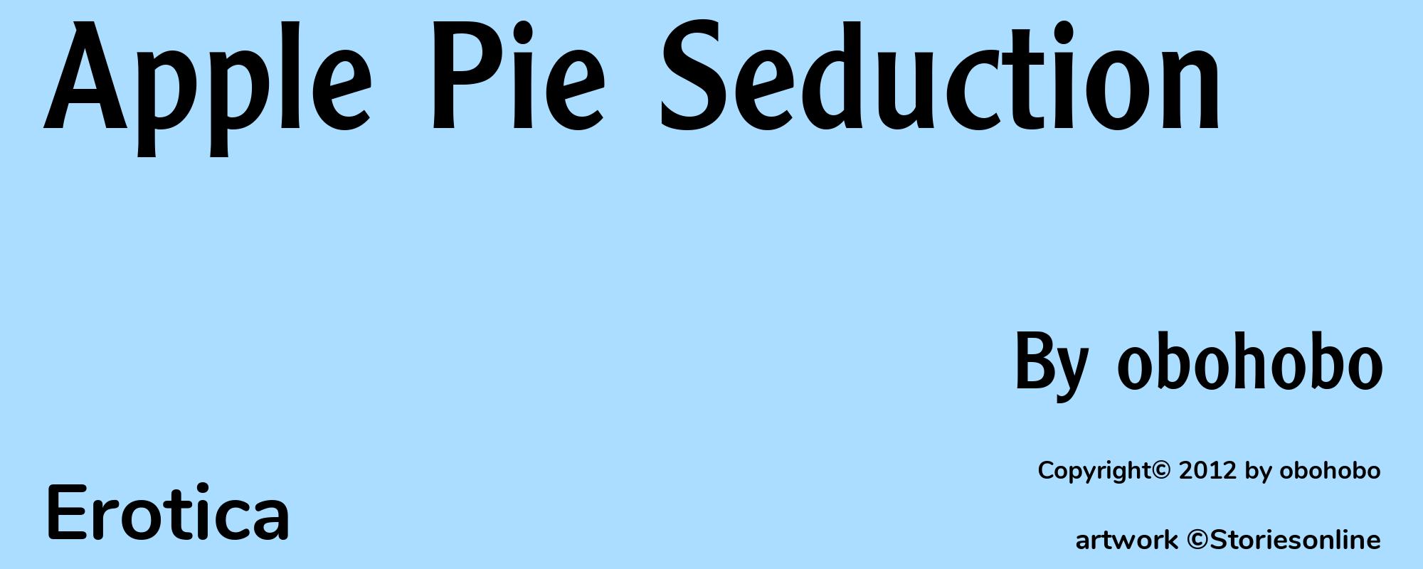 Apple Pie Seduction - Cover