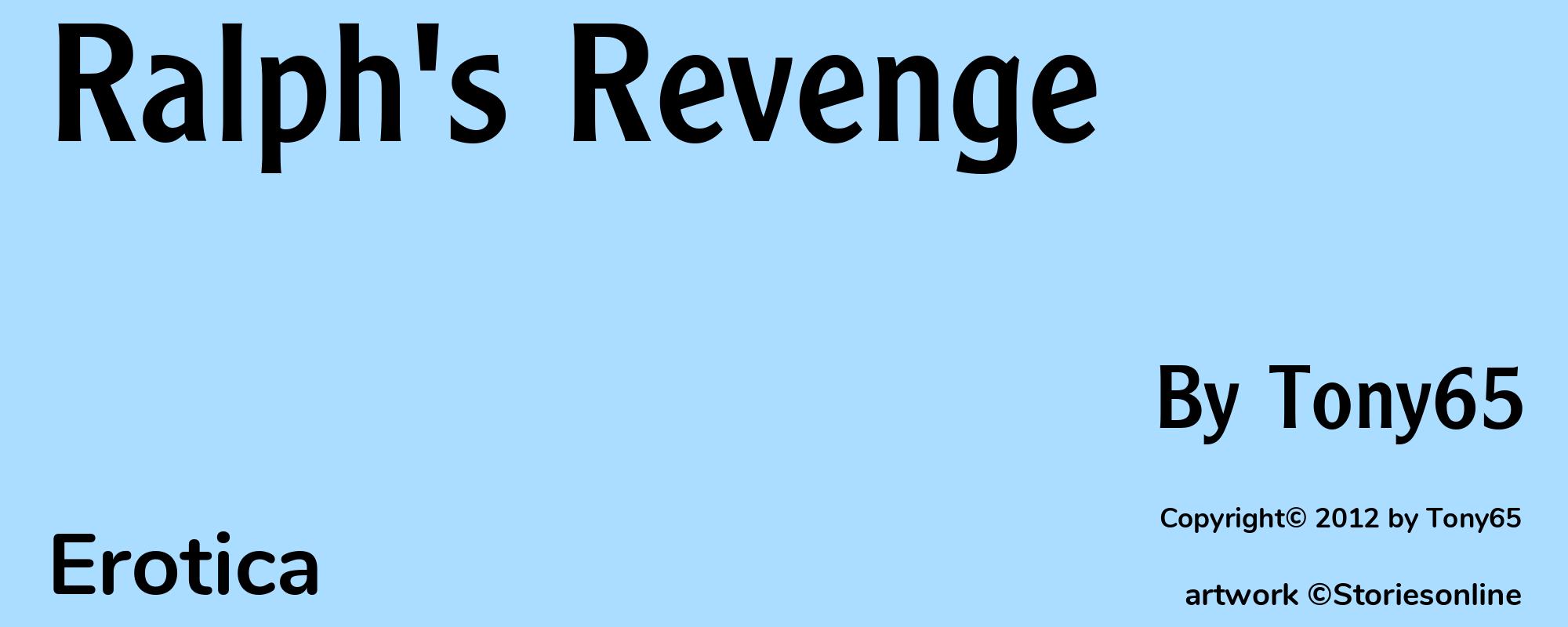 Ralph's Revenge - Cover